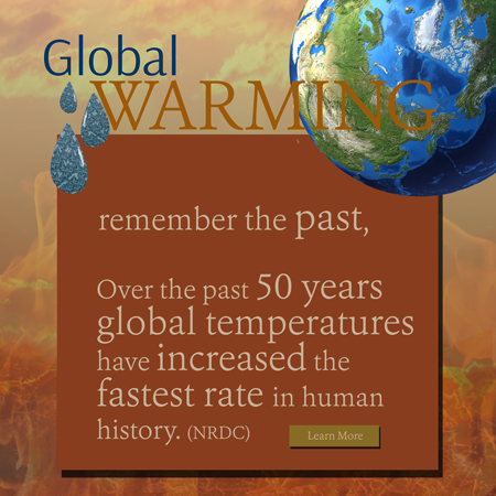 Global Warming interactive ad - remember the past.