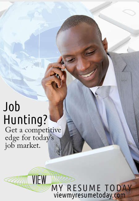 View My Resume Today magazine ad.