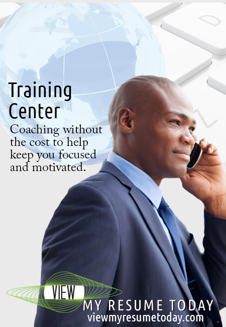 View My Resume Today Training Center magazine ad.