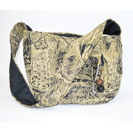 DeVinci promotional bag, designed and sewn by Carin Camen.